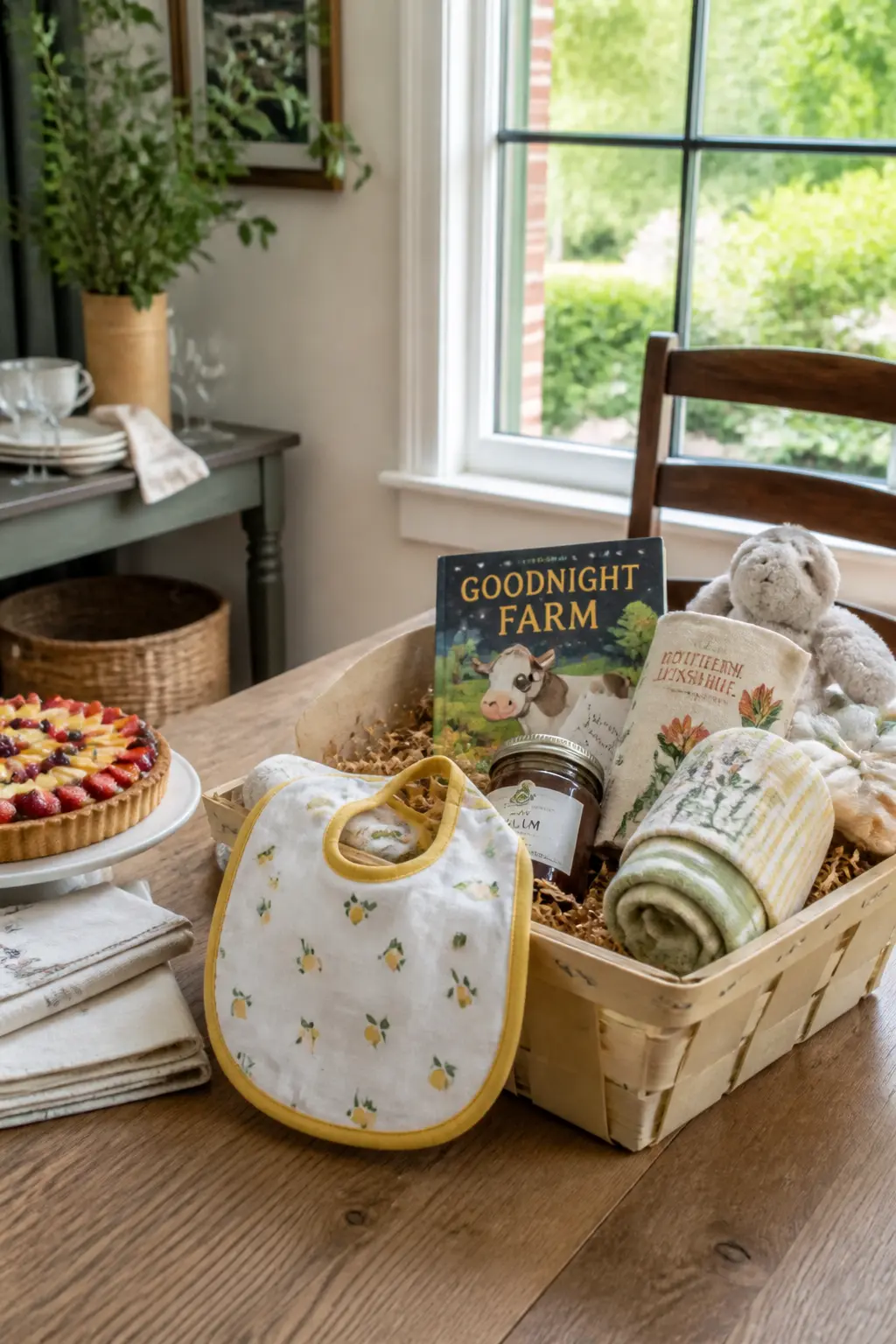 Locally Grown Baby Shower Basket