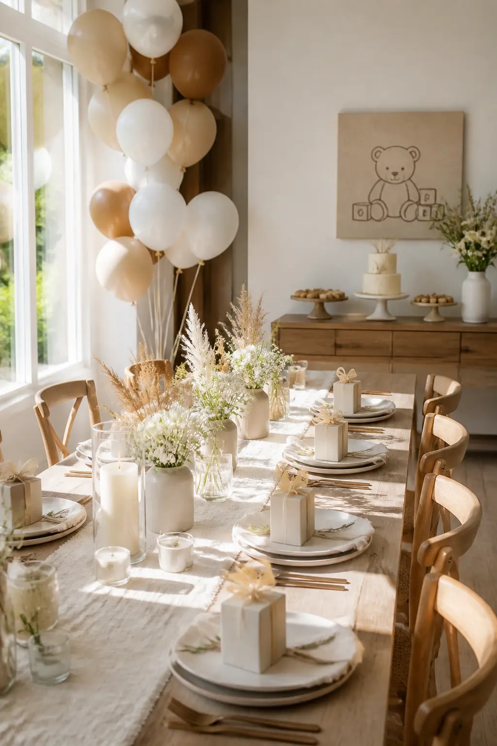 Minimalist Neutral Baby Shower