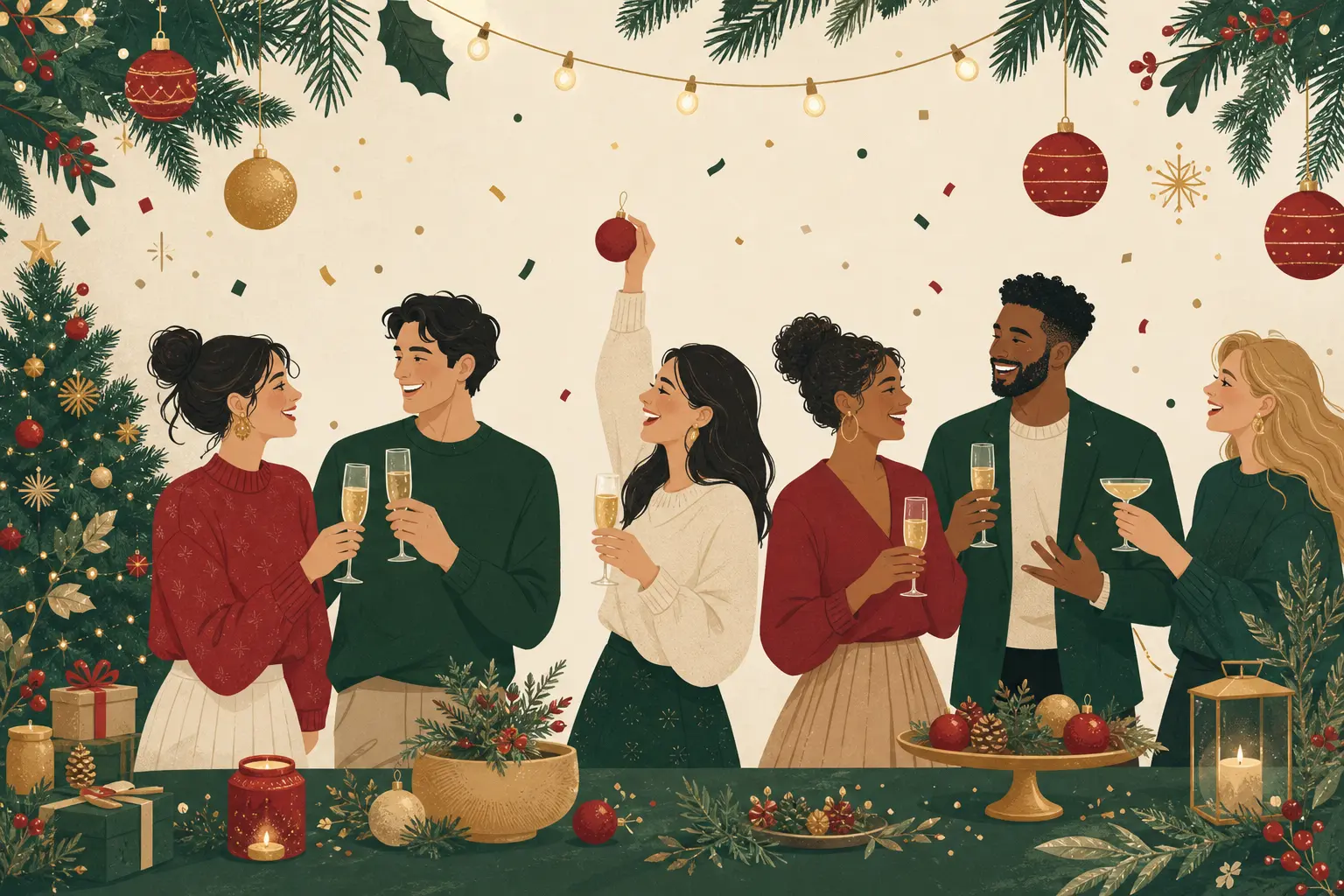 18 Christmas Party Invitation Ideas (Free Printable Templates)