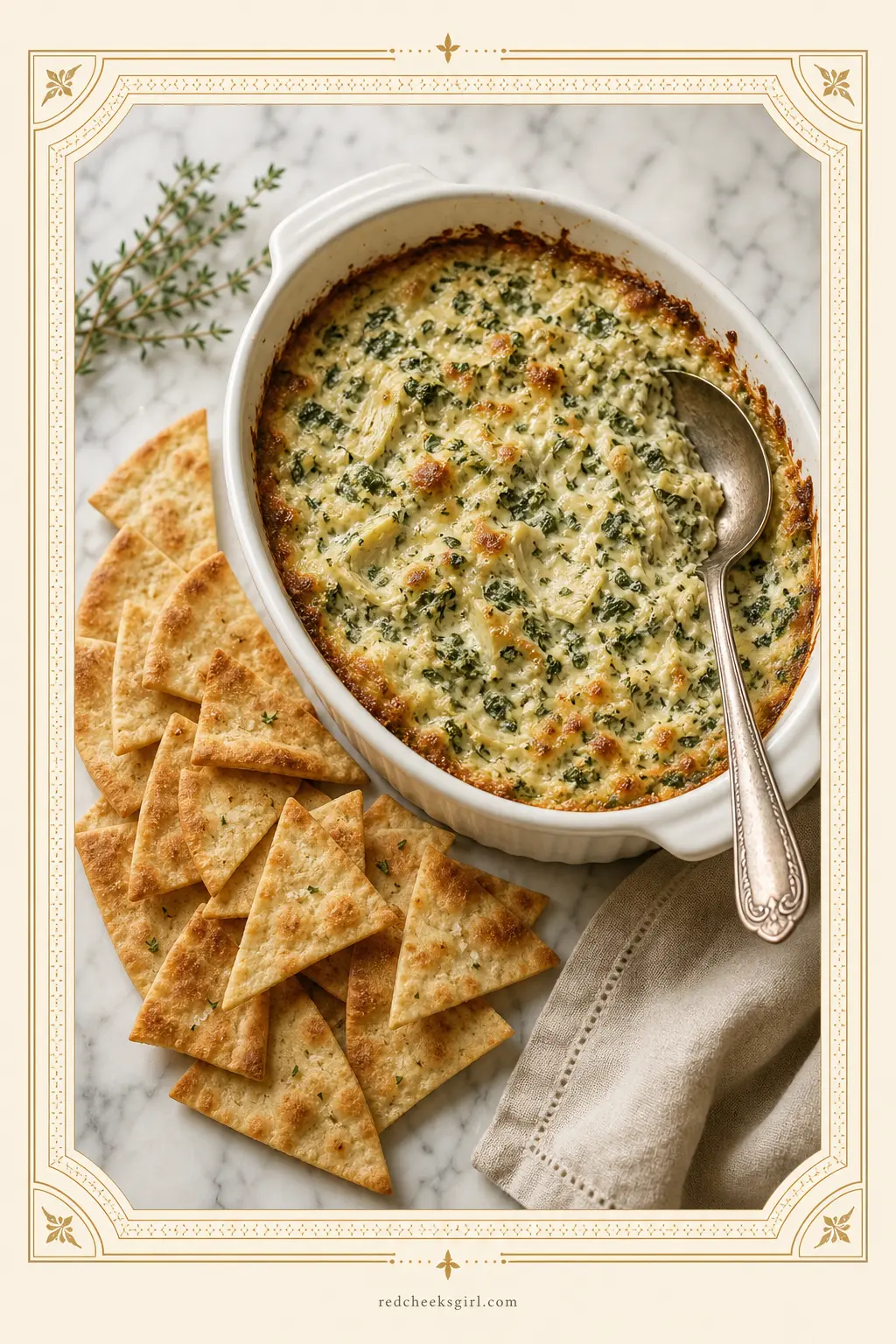 Baked Spinach Artichoke Dip
