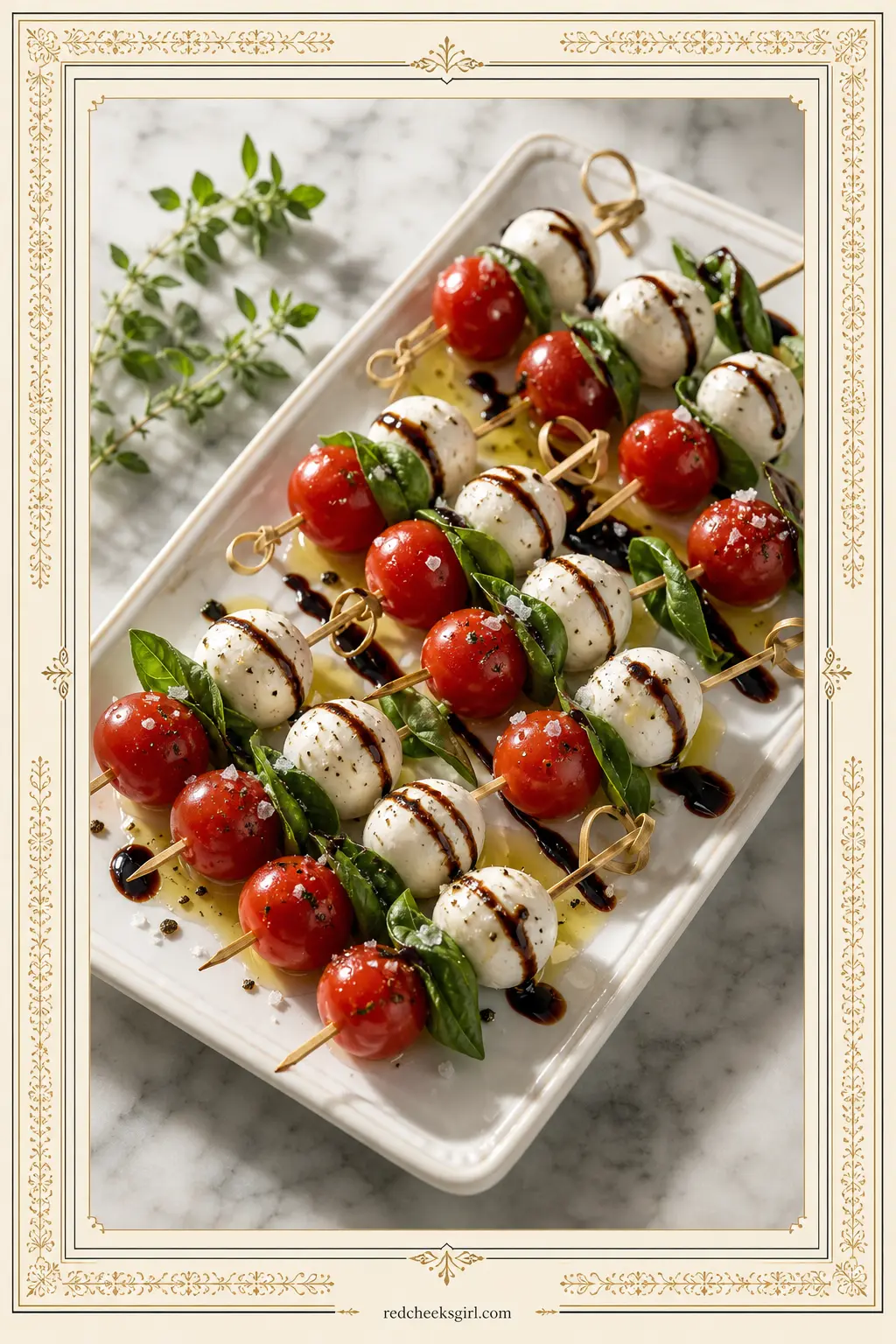 Mini Caprese Skewers
