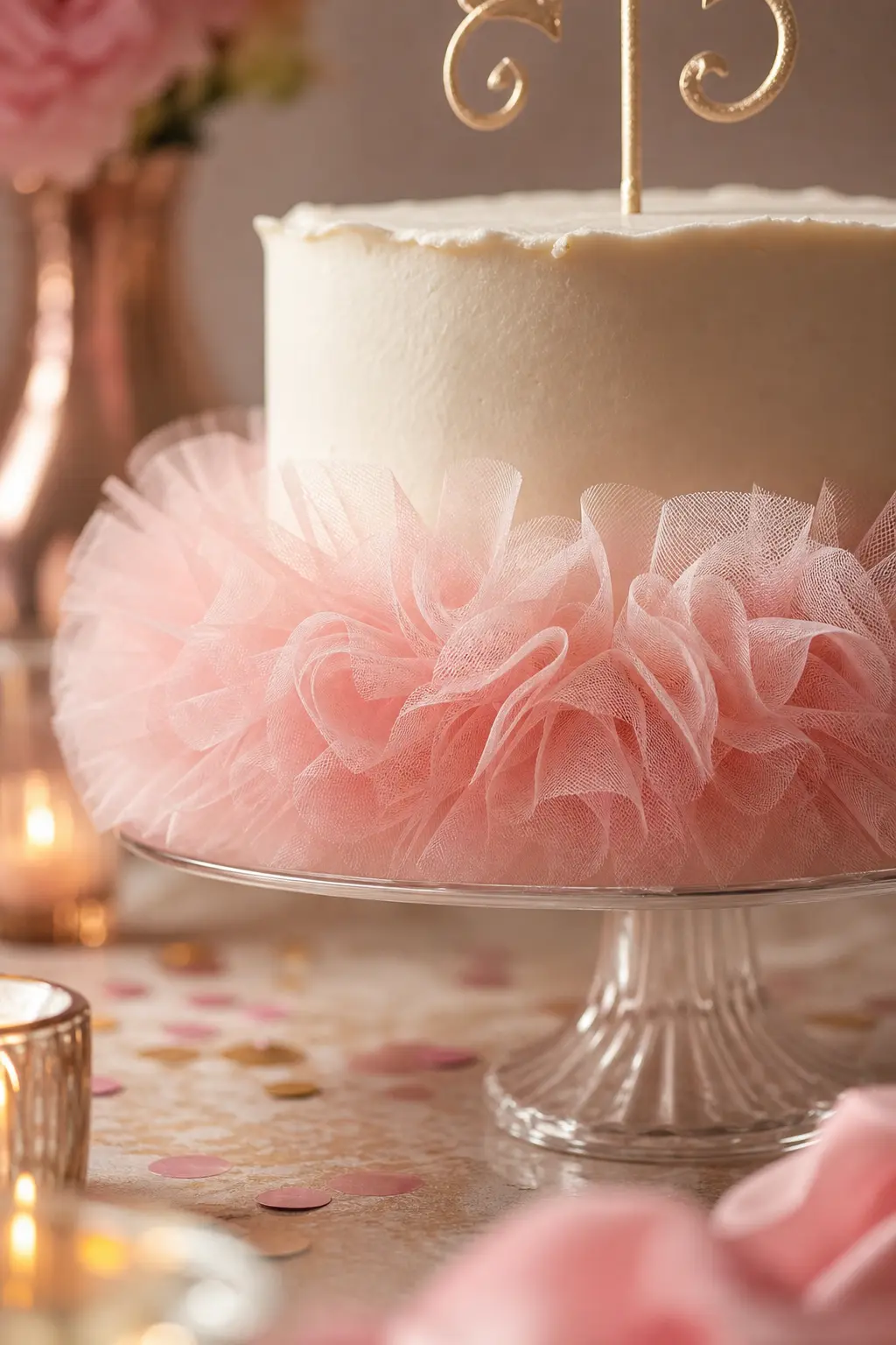 Little Ballerina cake detail