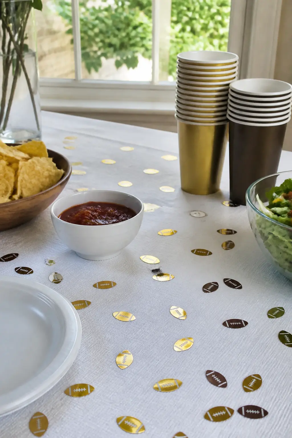 Football-Stamped or Printed Table Confetti