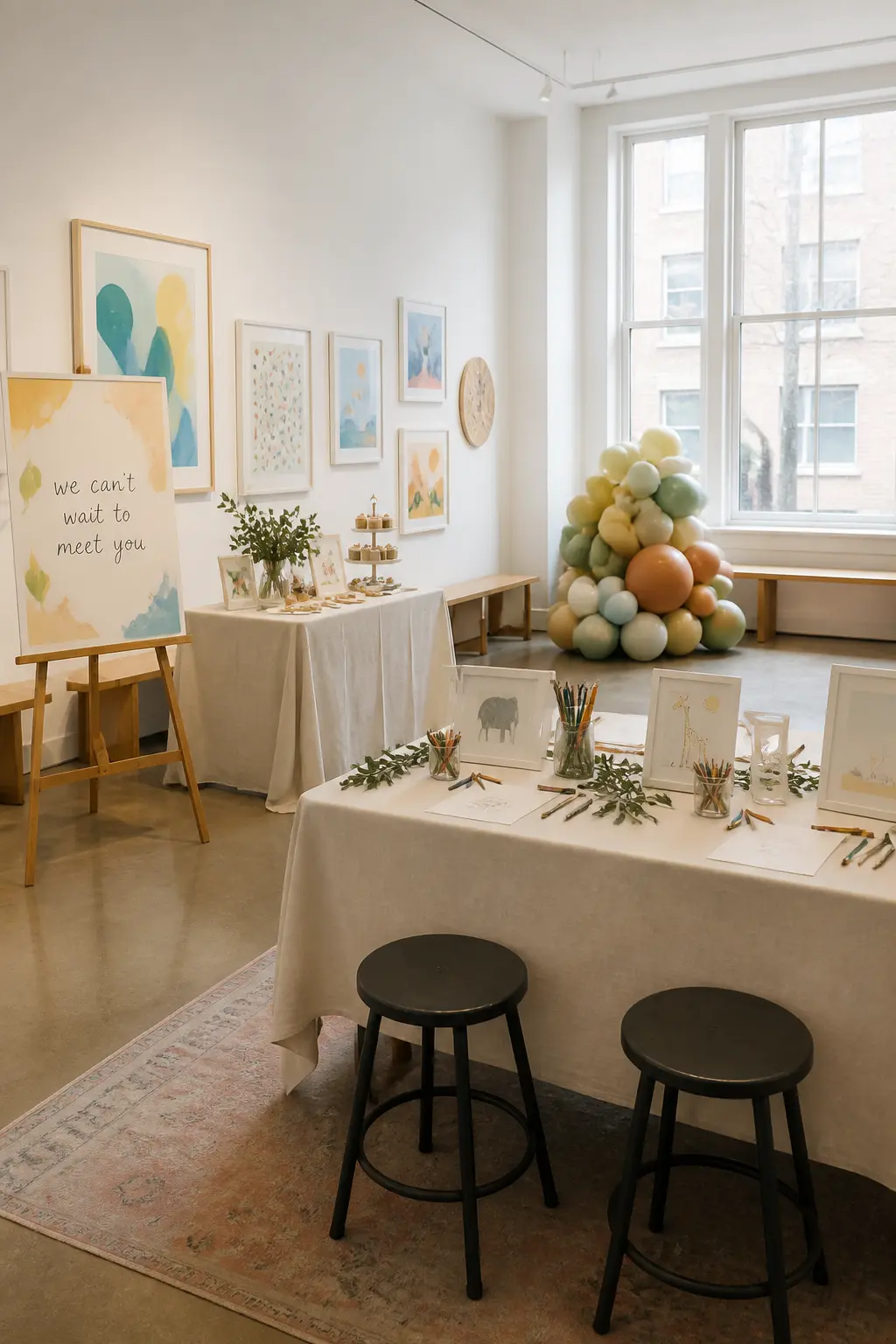 Art Gallery Baby Shower