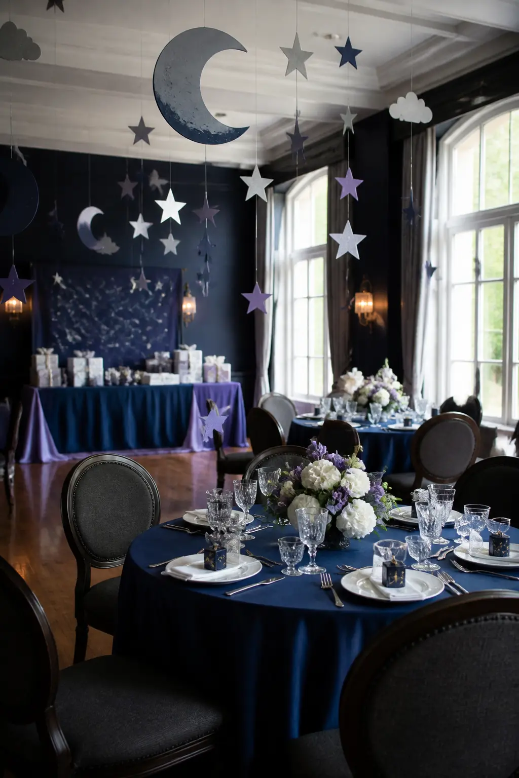 Celestial Moon & Stars