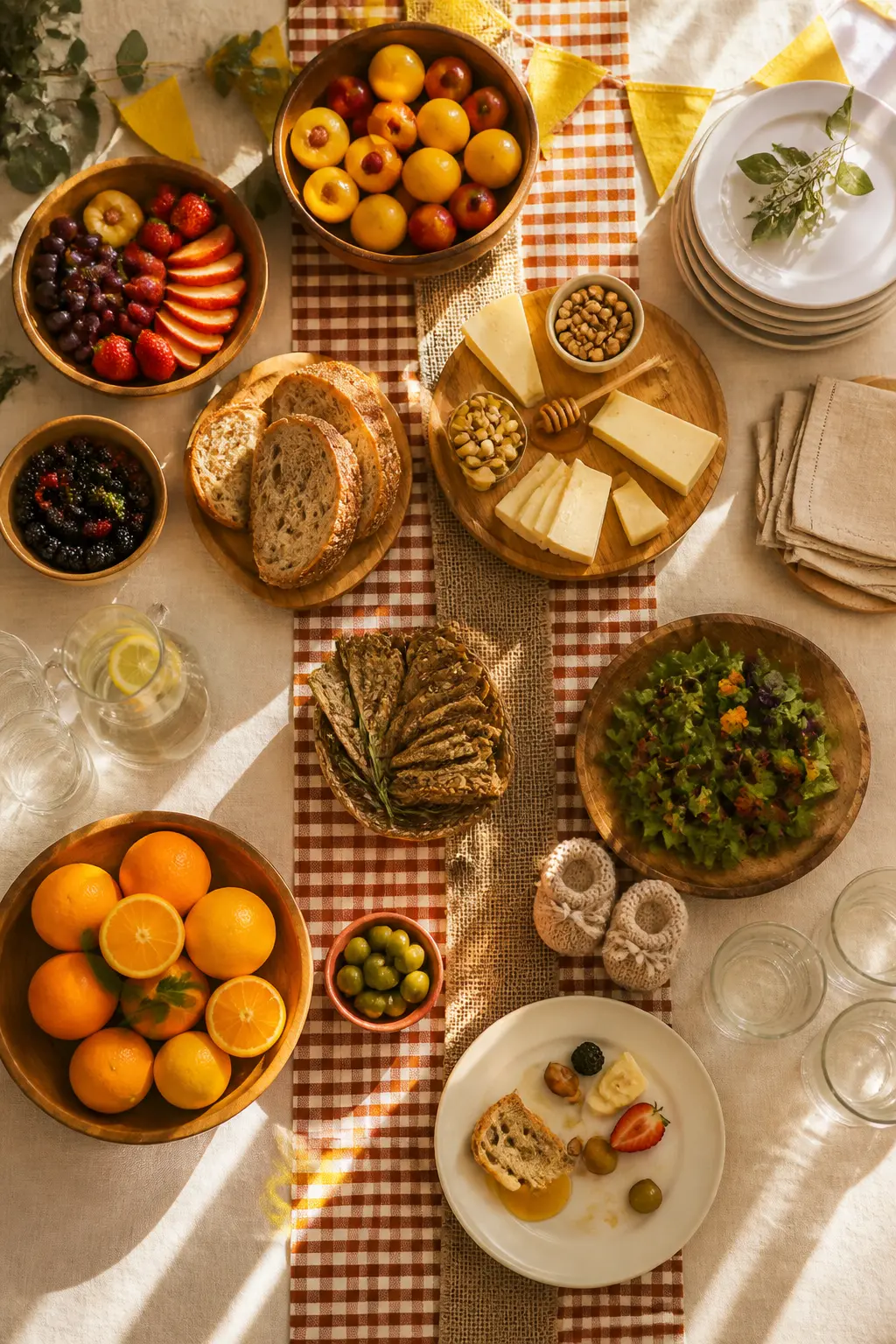 Gingham, Burlap And Nothing Ironed