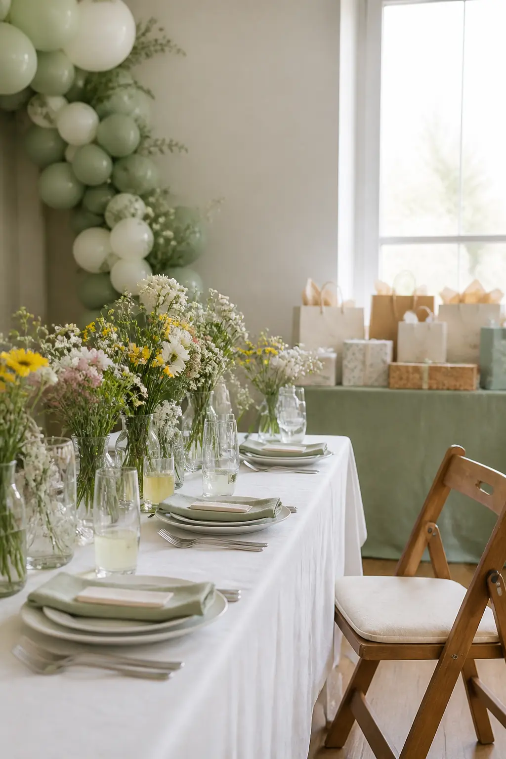 Wildflowers In Jars That Do Not Match