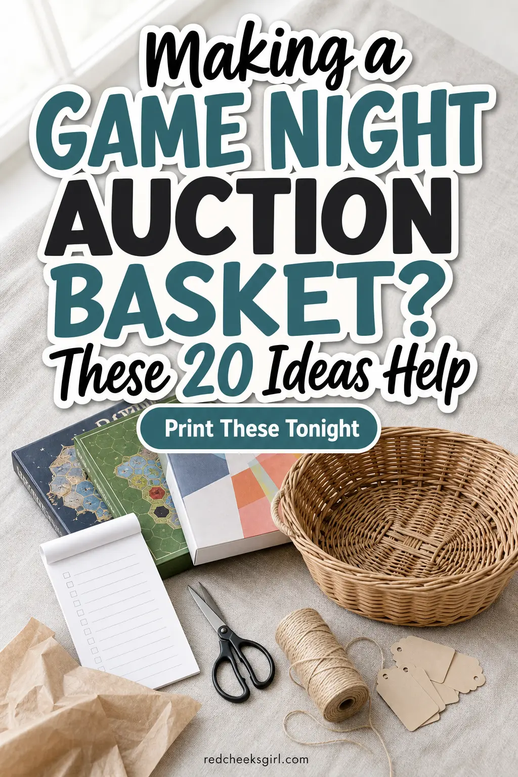 Making a Game Night Auction Basket? These 20 Ideas Help