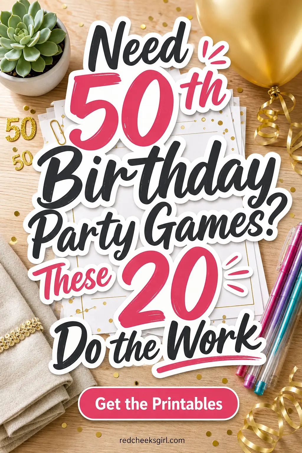 Need 50th Birthday Party Games? These 20 Do the Work