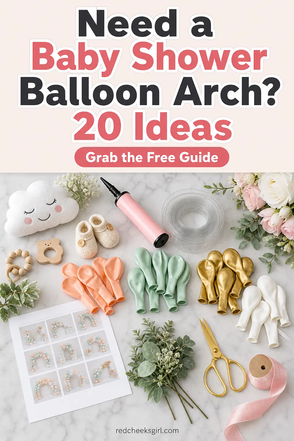 Need a Baby Shower Balloon Arch? 20 Ideas