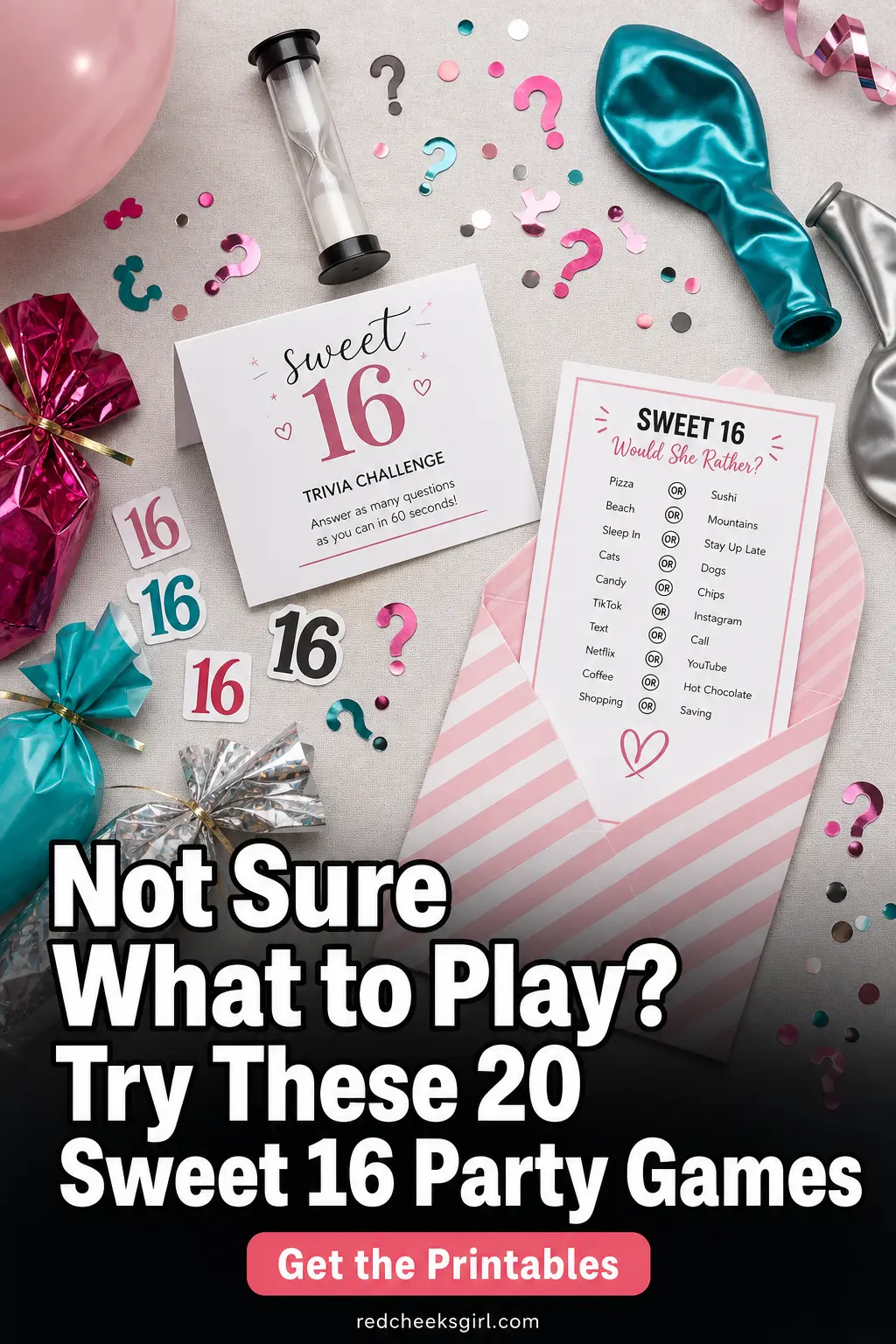Not Sure What to Play? Try These 20 Sweet 16 Party Games