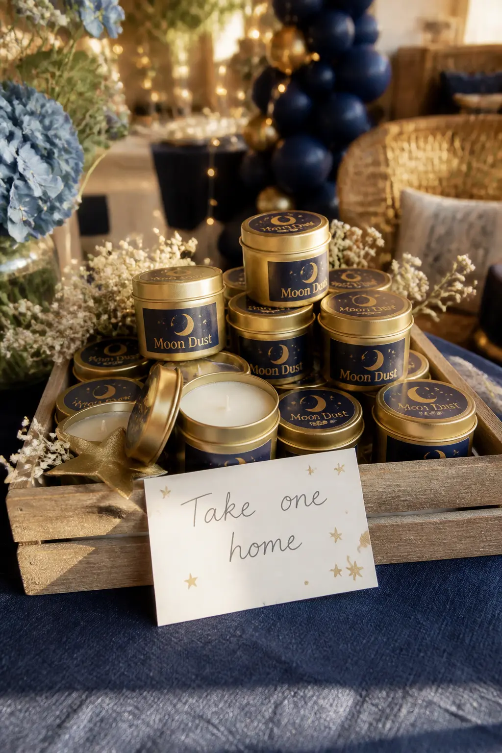 Moon Dust Candle Favours