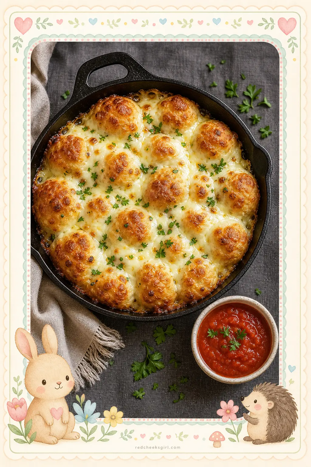 Cheesy Garlic Pull-Apart Bread Bites