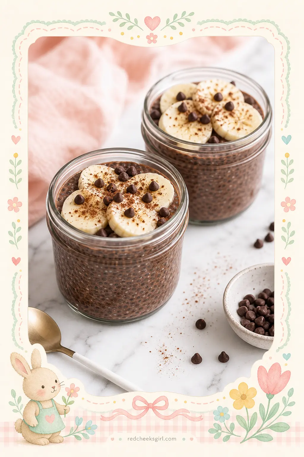 Overnight Chocolate Chia Seed Pudding Cups