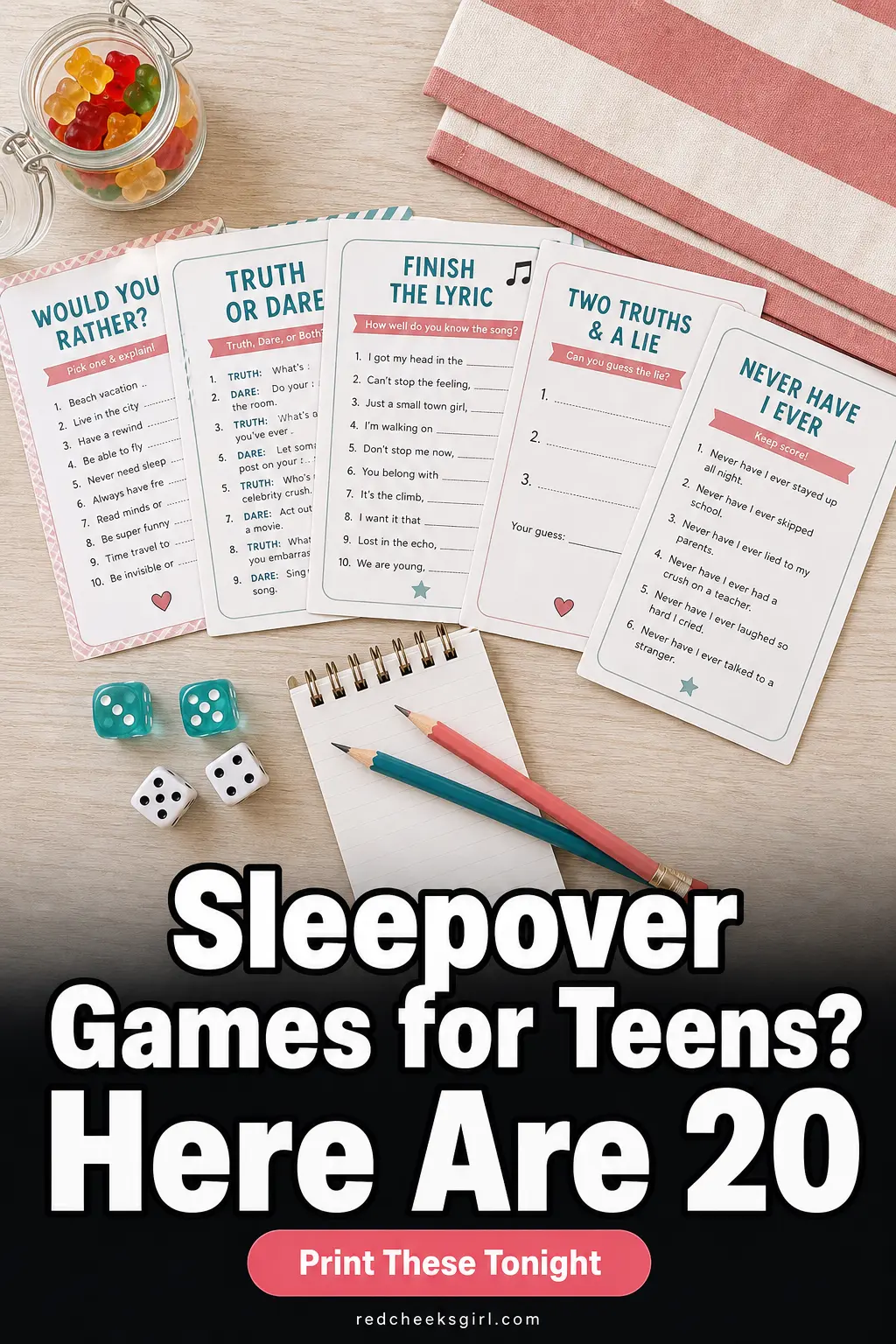 Sleepover Games for Teens? Here Are 20