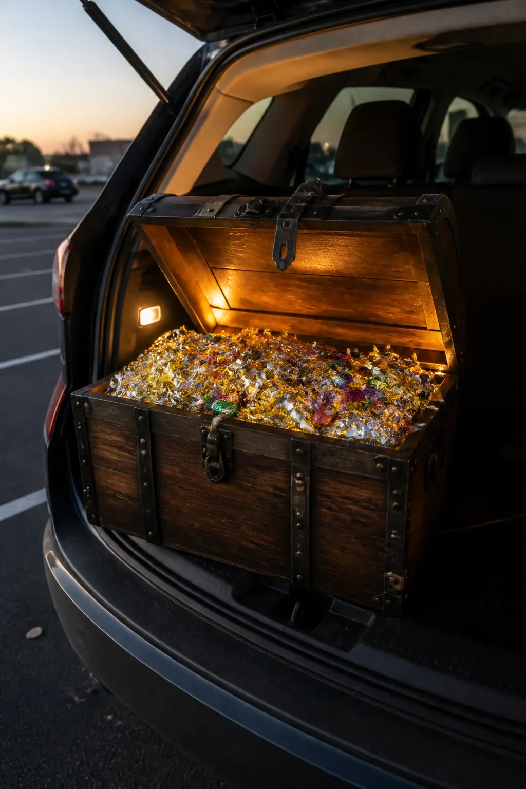 Treasure-Chest Candy Dig