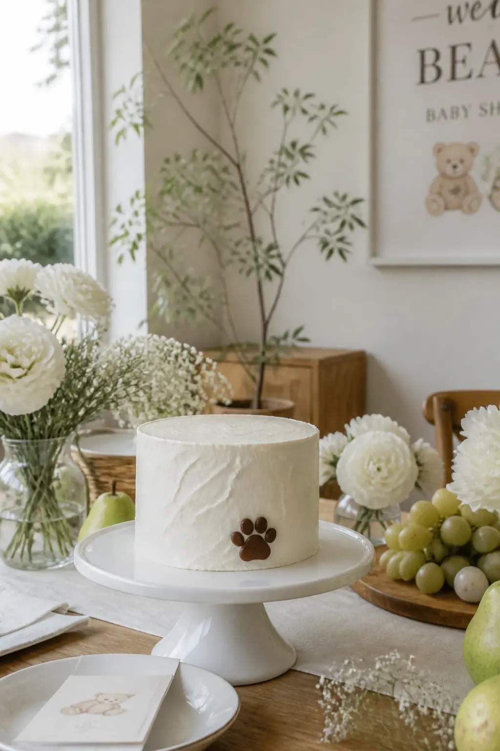 Barely There Bear Cake