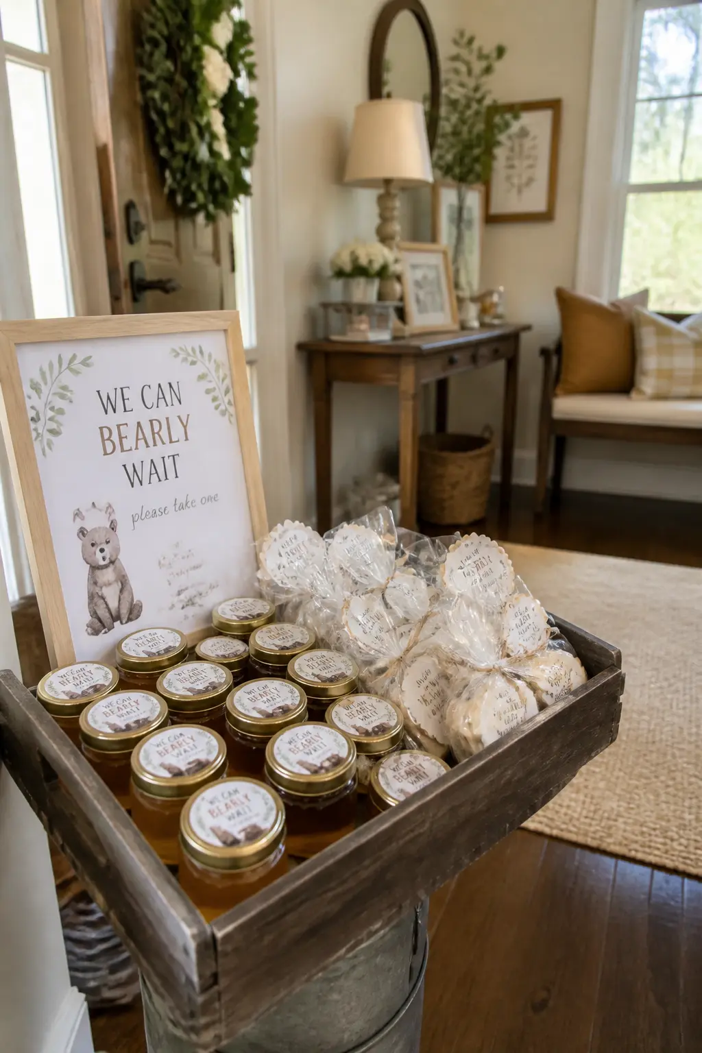 Honey Jar And Shortbread Favors