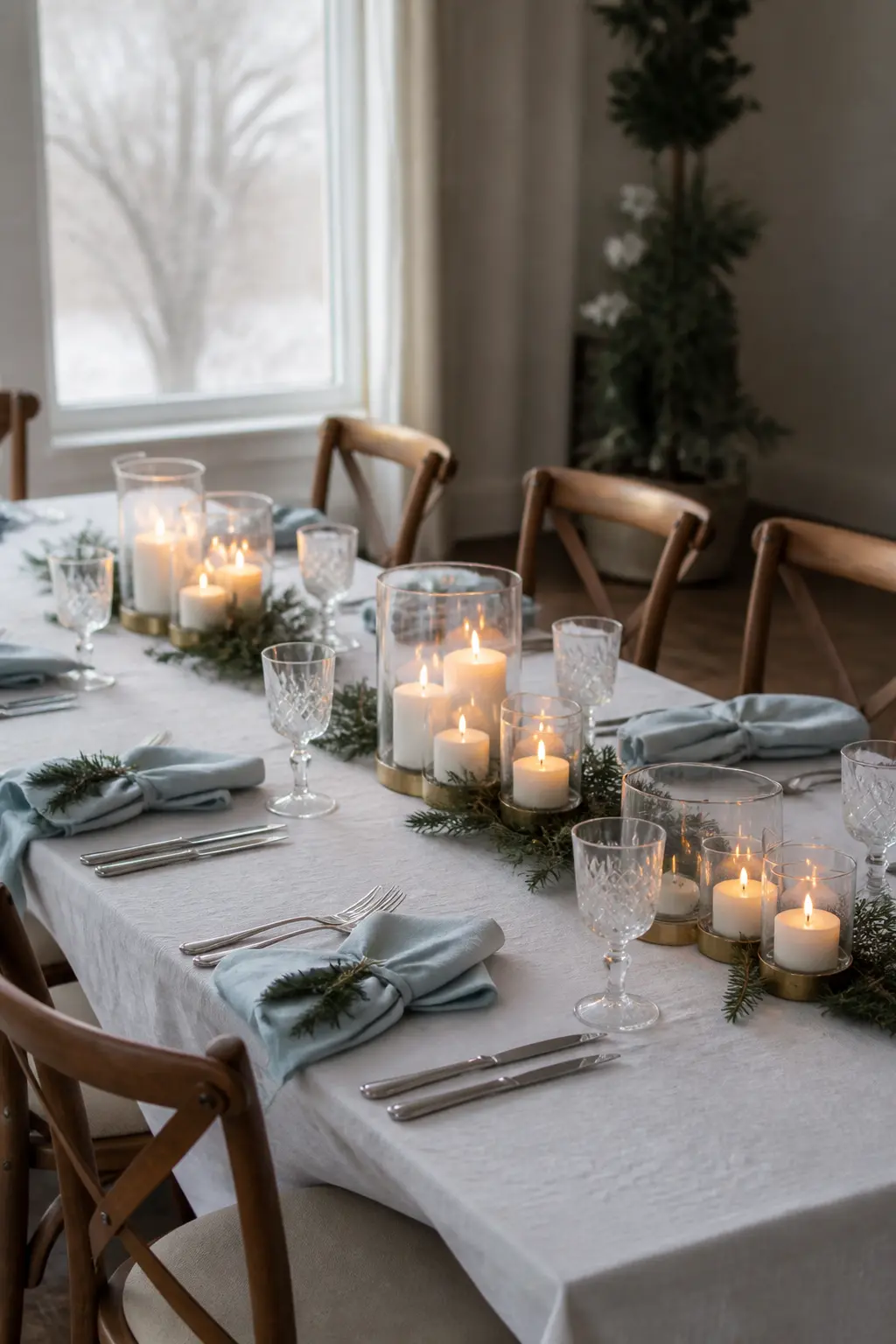 Candles in Clusters Instead of a Centrepiece