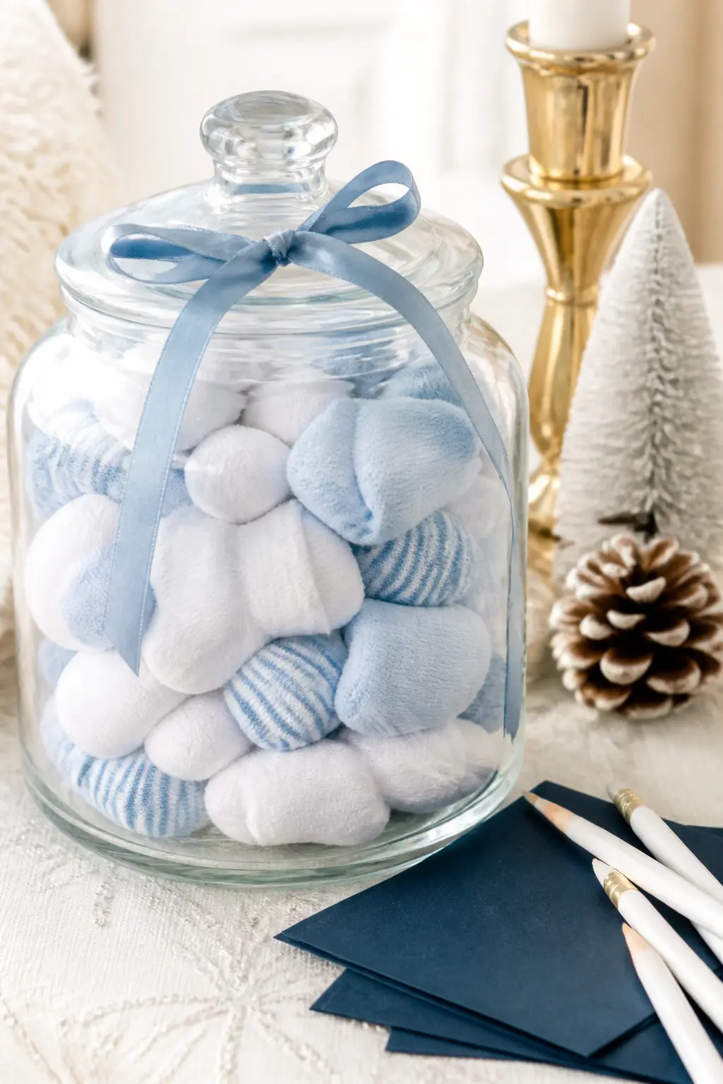 Guess How Many Baby Socks Are in the Jar