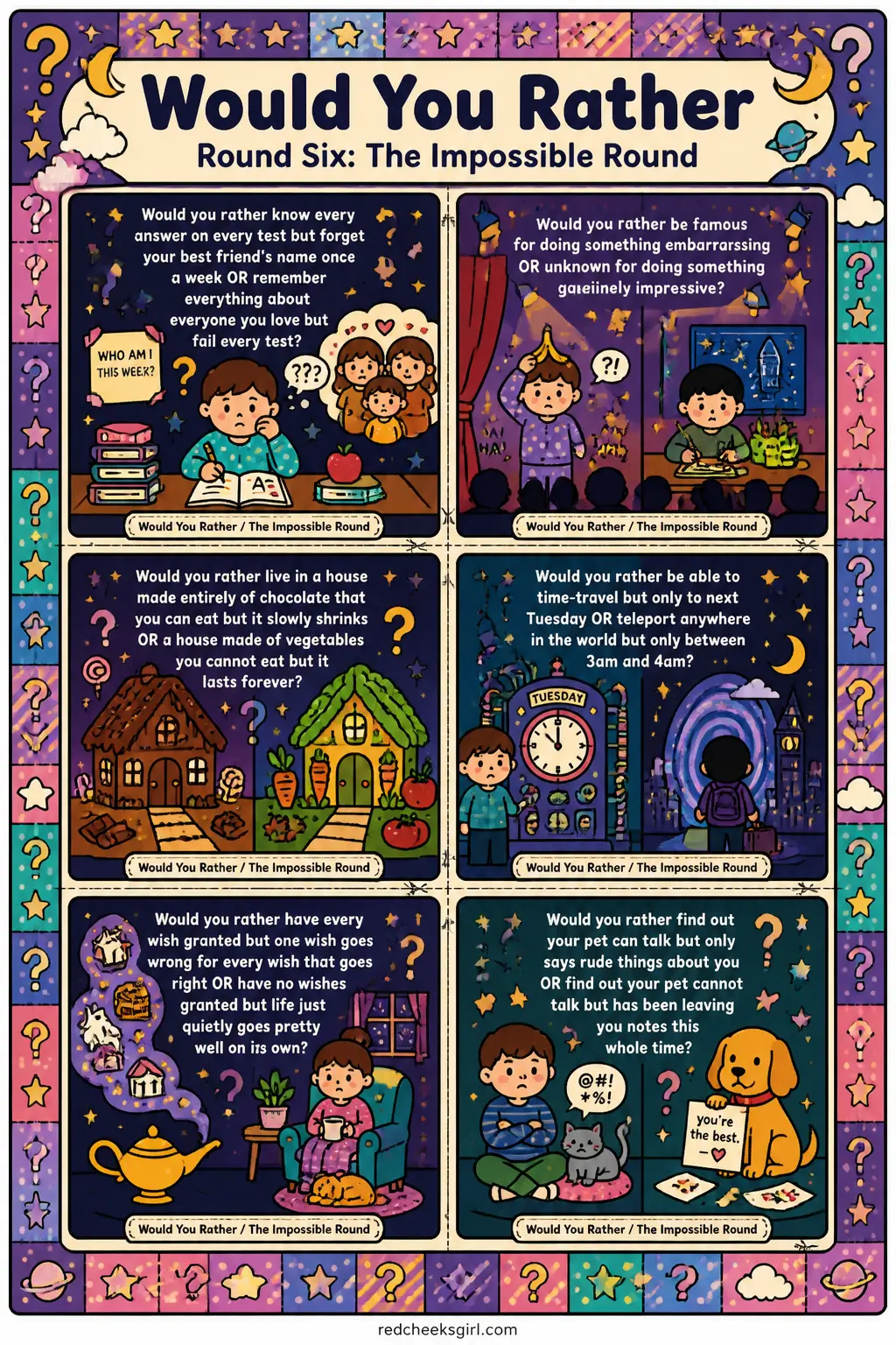 The Impossible Round Cards A printable