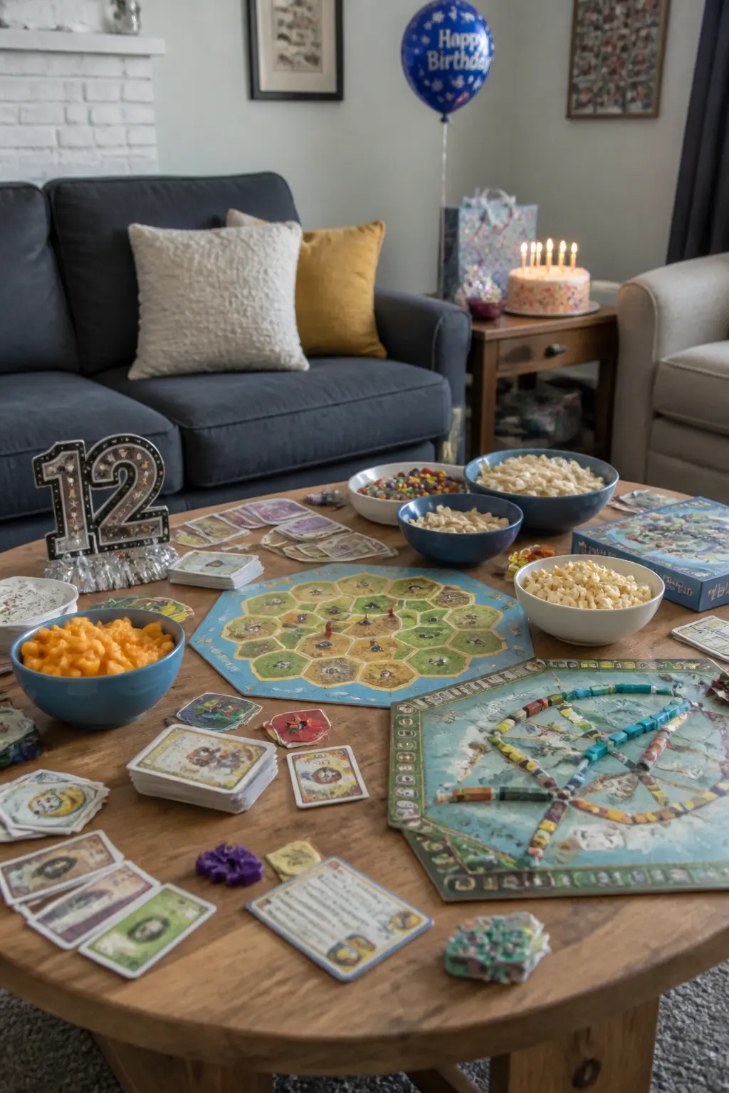 Board Game Marathon With Snacks