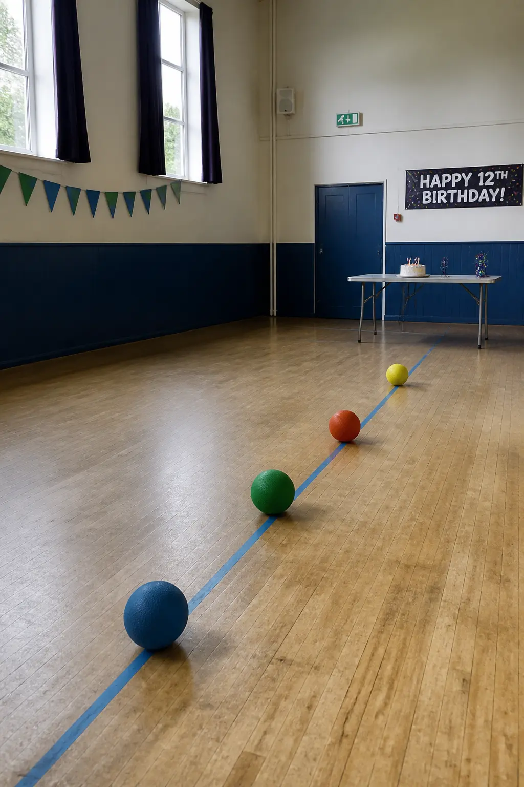 Dodgeball in a Booked Hall