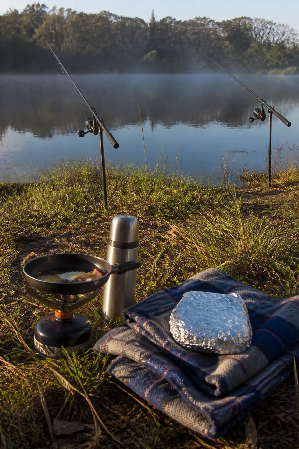 Fishing Morning With Breakfast
