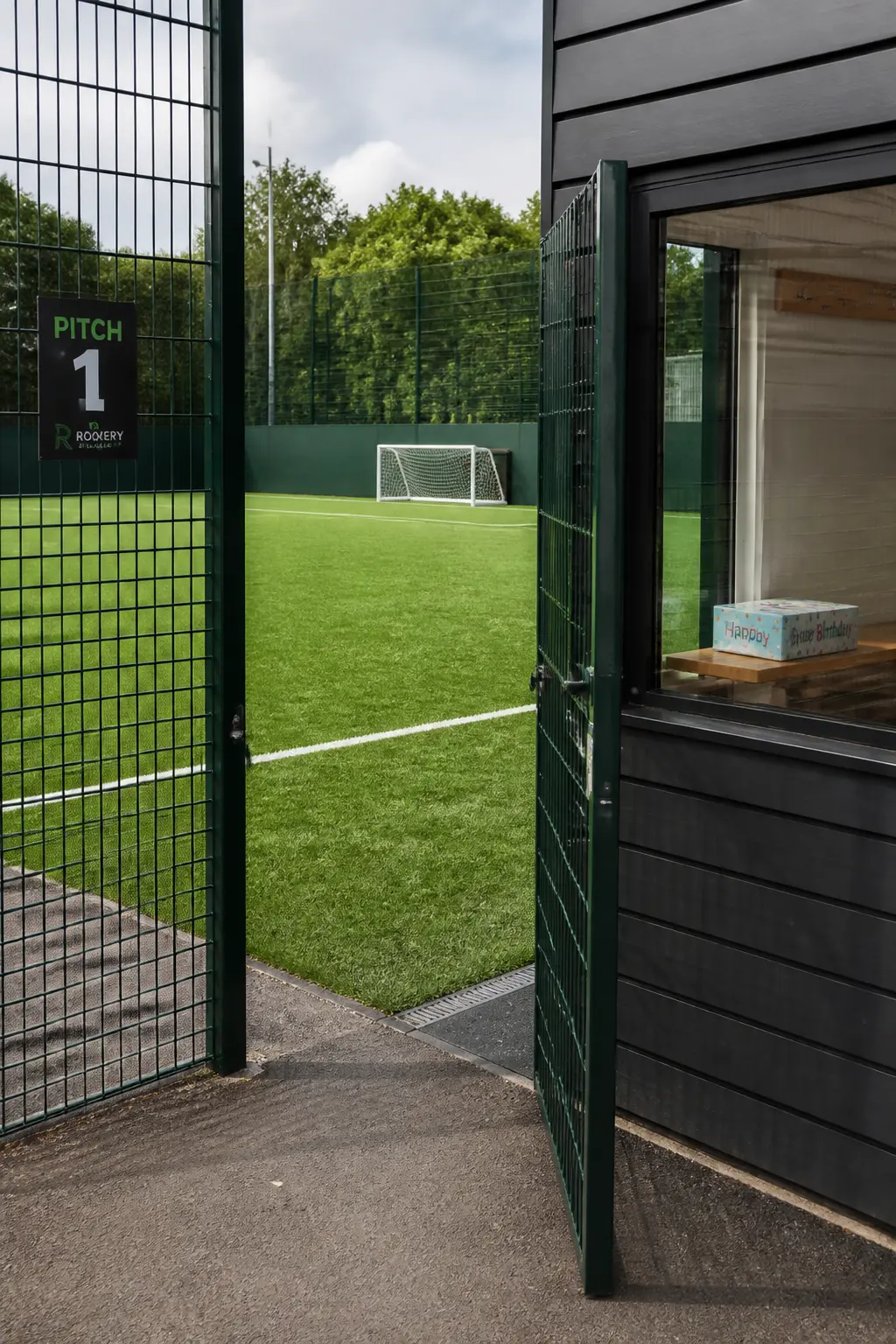 Football Session on a Booked Pitch