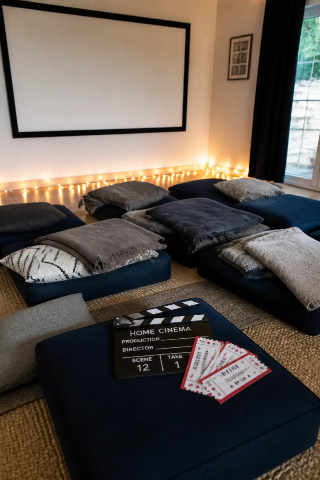Cinema Setup With Printed Tickets