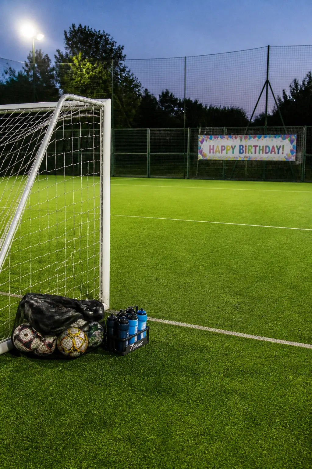 Football Session on a Booked Pitch