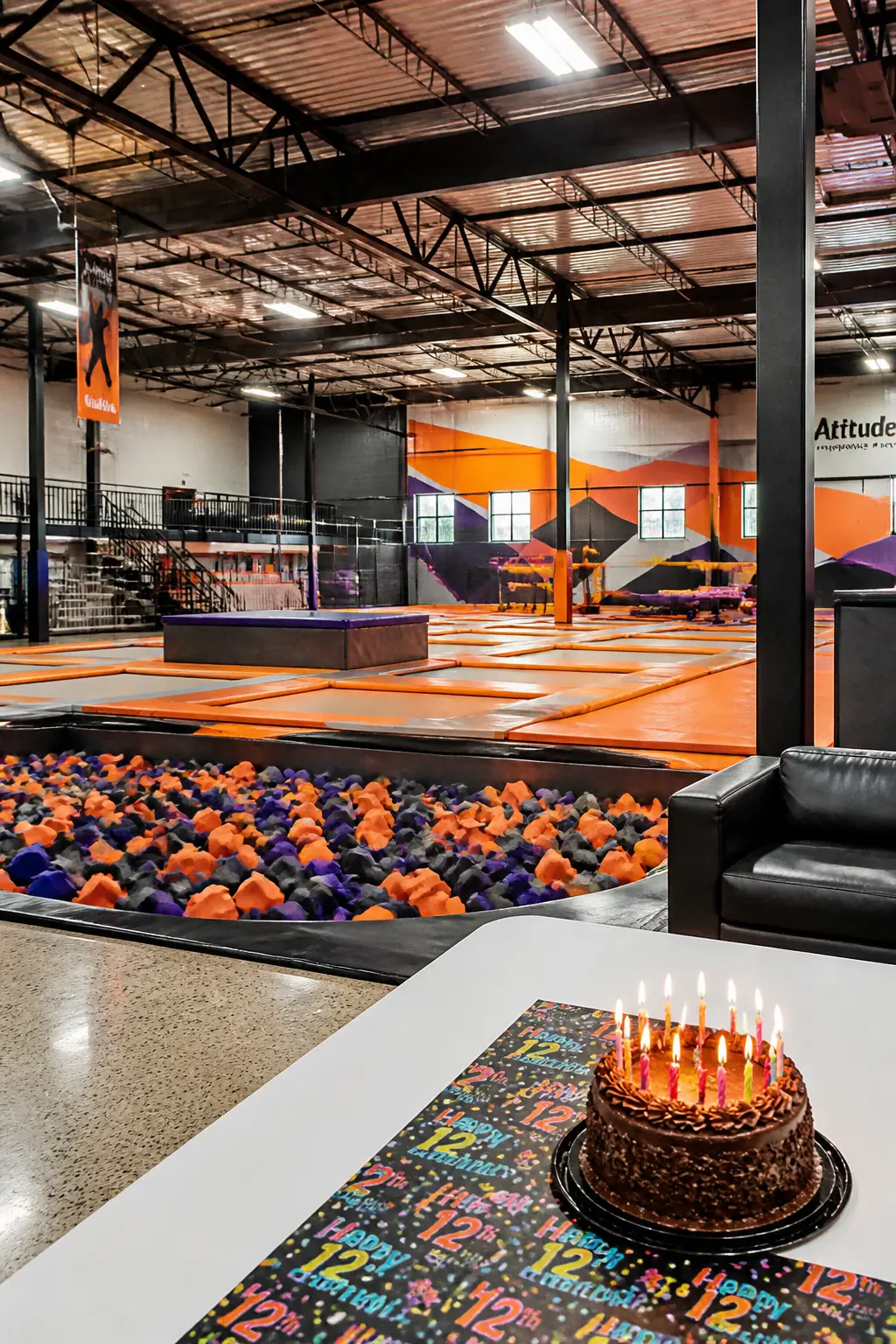 Trampoline Park Then Home