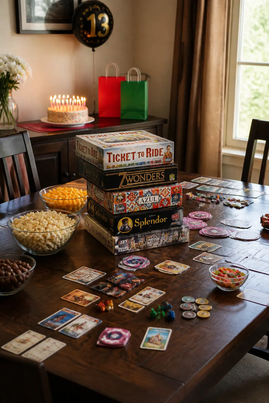 Board Game Marathon With Snacks