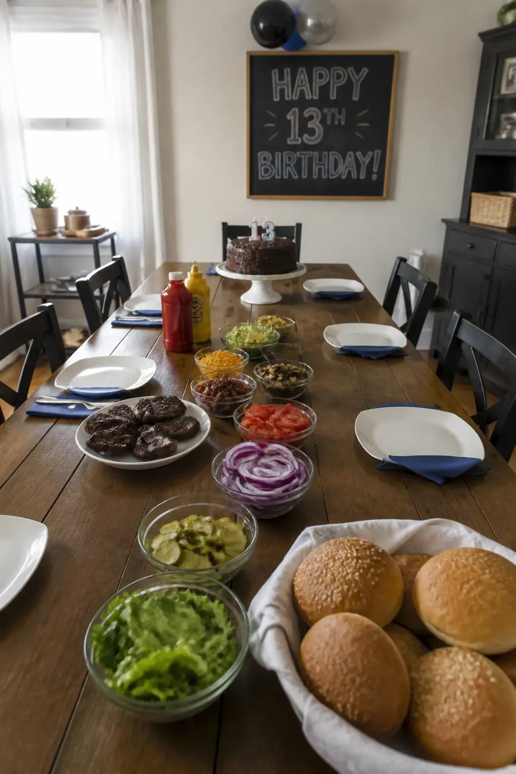Burger Building at the Table