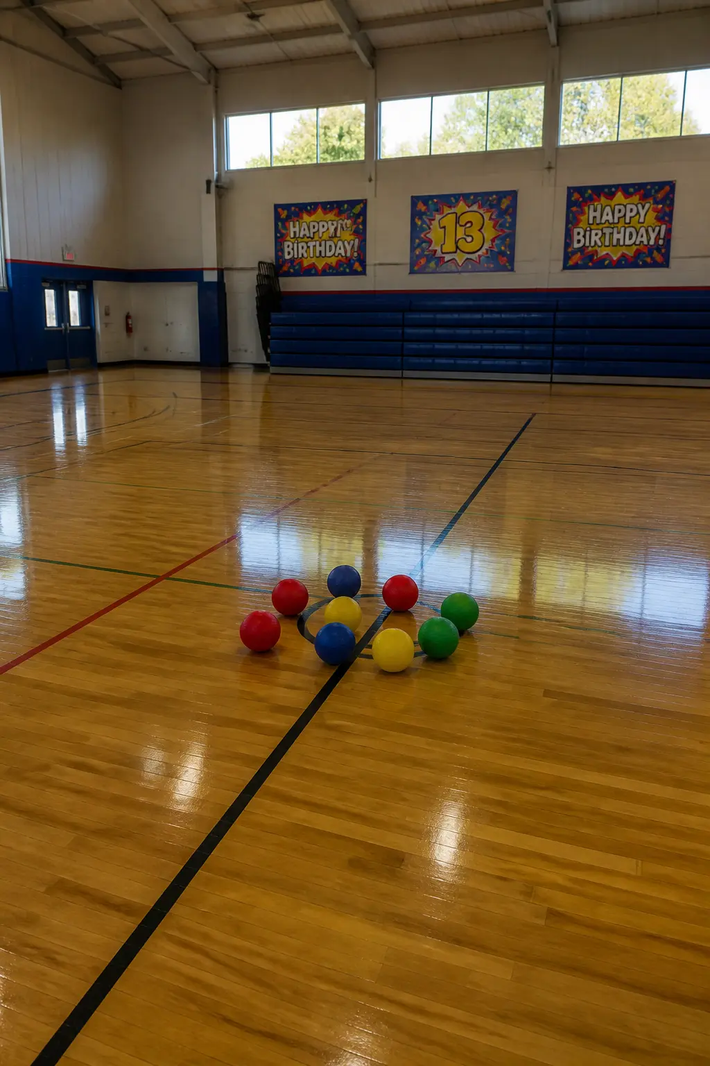 Dodgeball in a Booked Hall