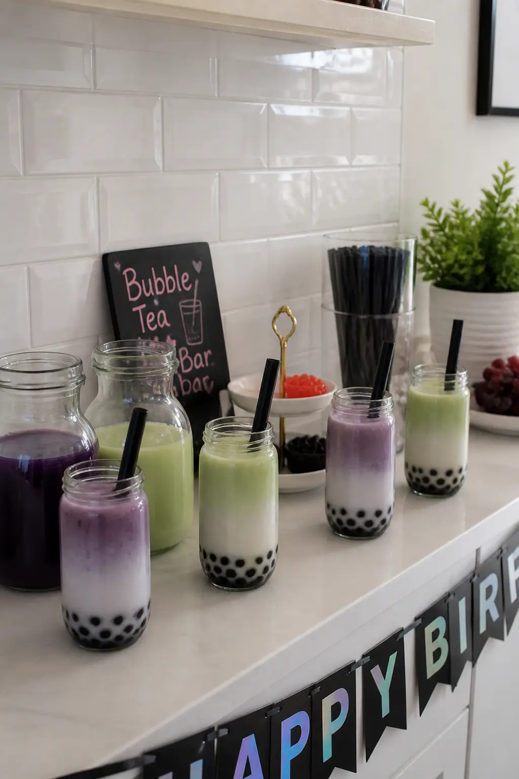 Bubble Tea Bar at Home