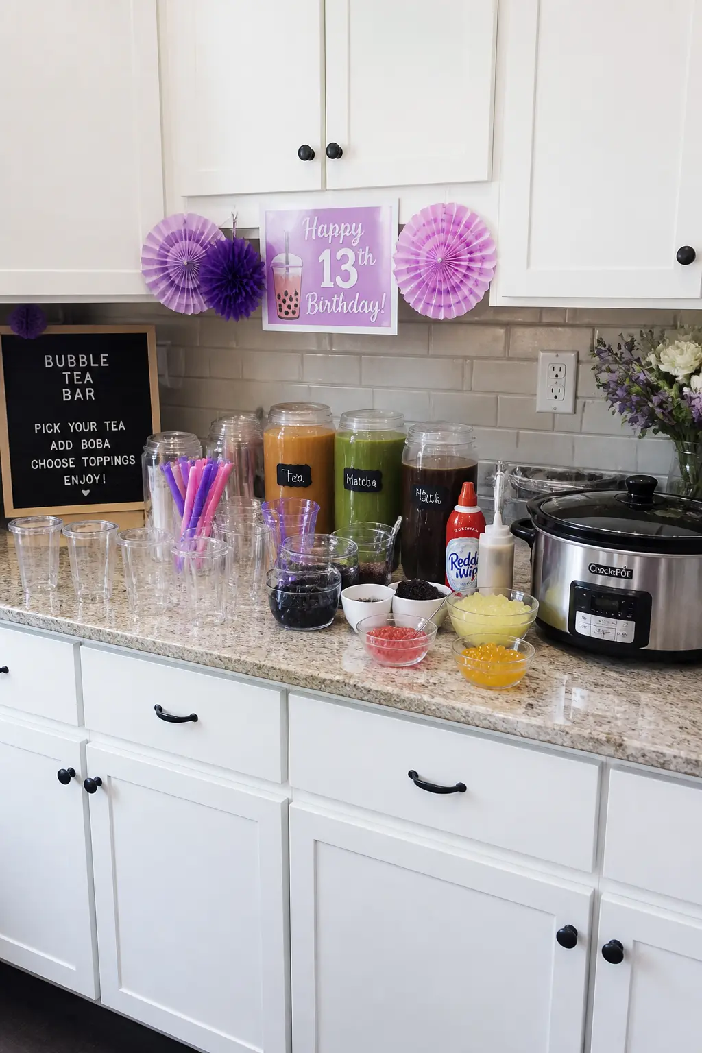 Bubble Tea Bar at Home