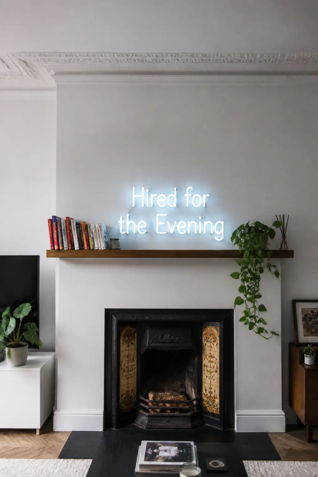 Neon Letters Hired for the Evening