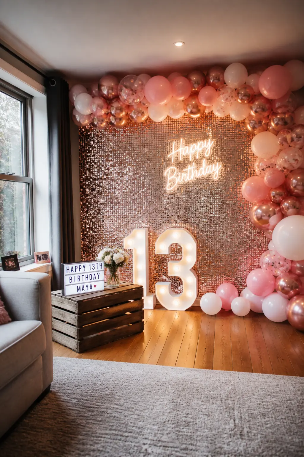 Photo Wall With a Hired Backdrop