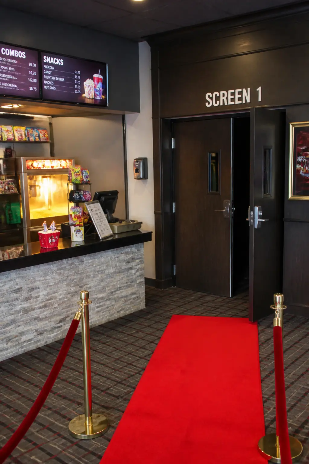 Cinema Then Pizza in Town