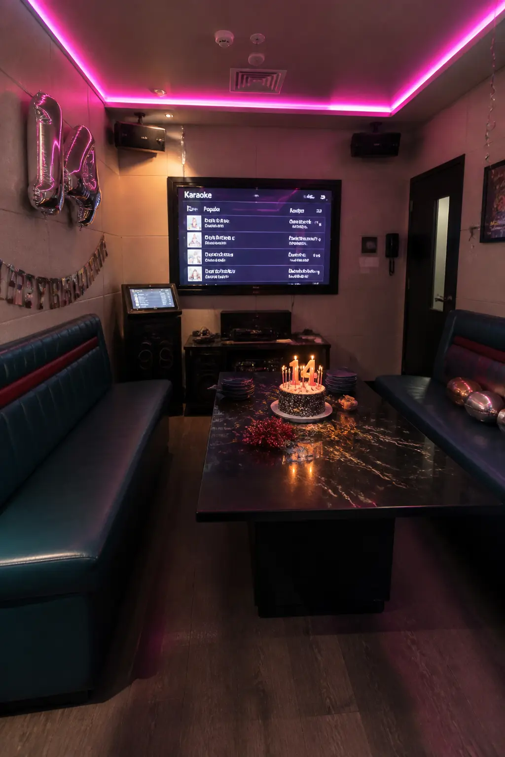 Karaoke Room Booked for Two Hours