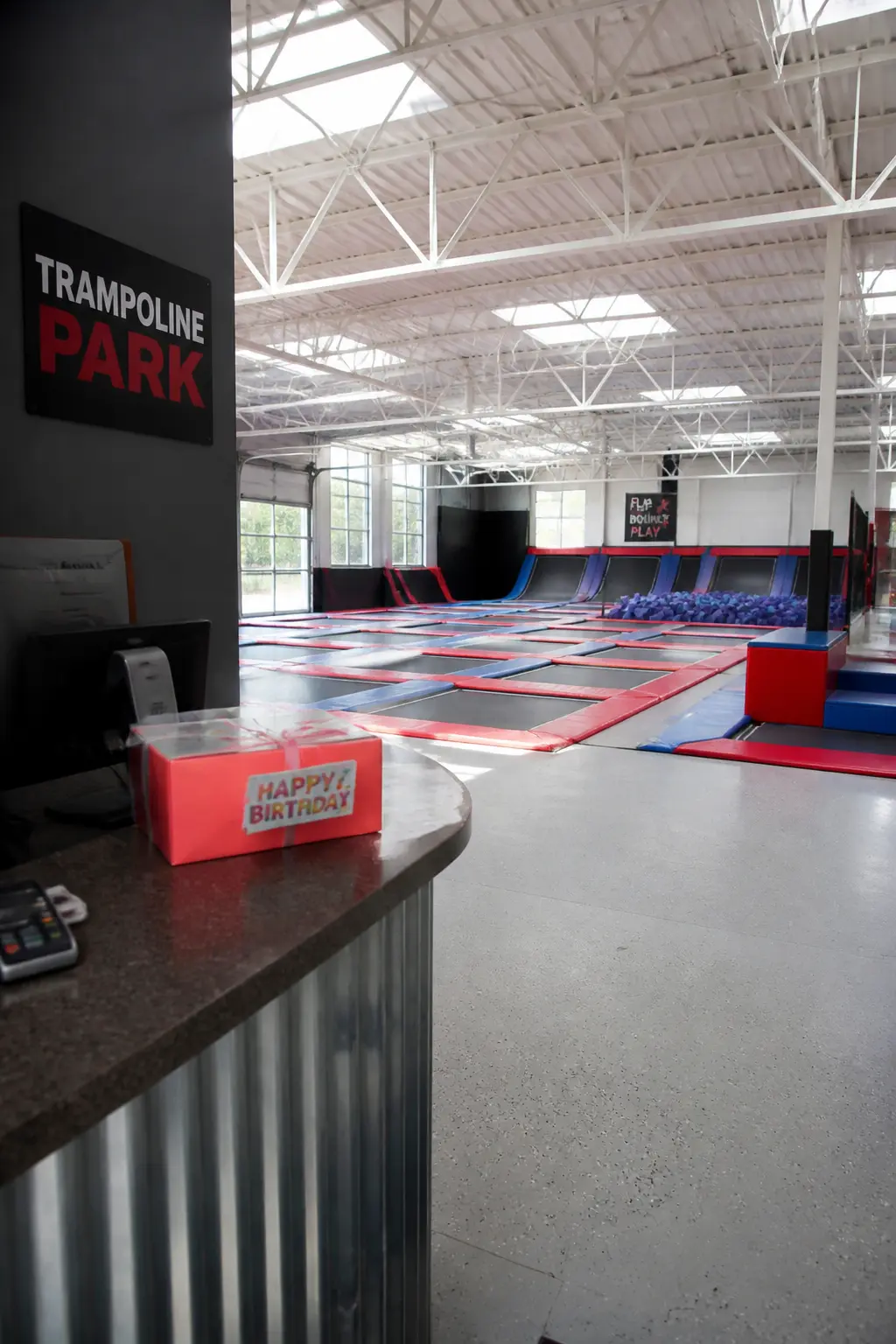 Trampoline Park Then Home