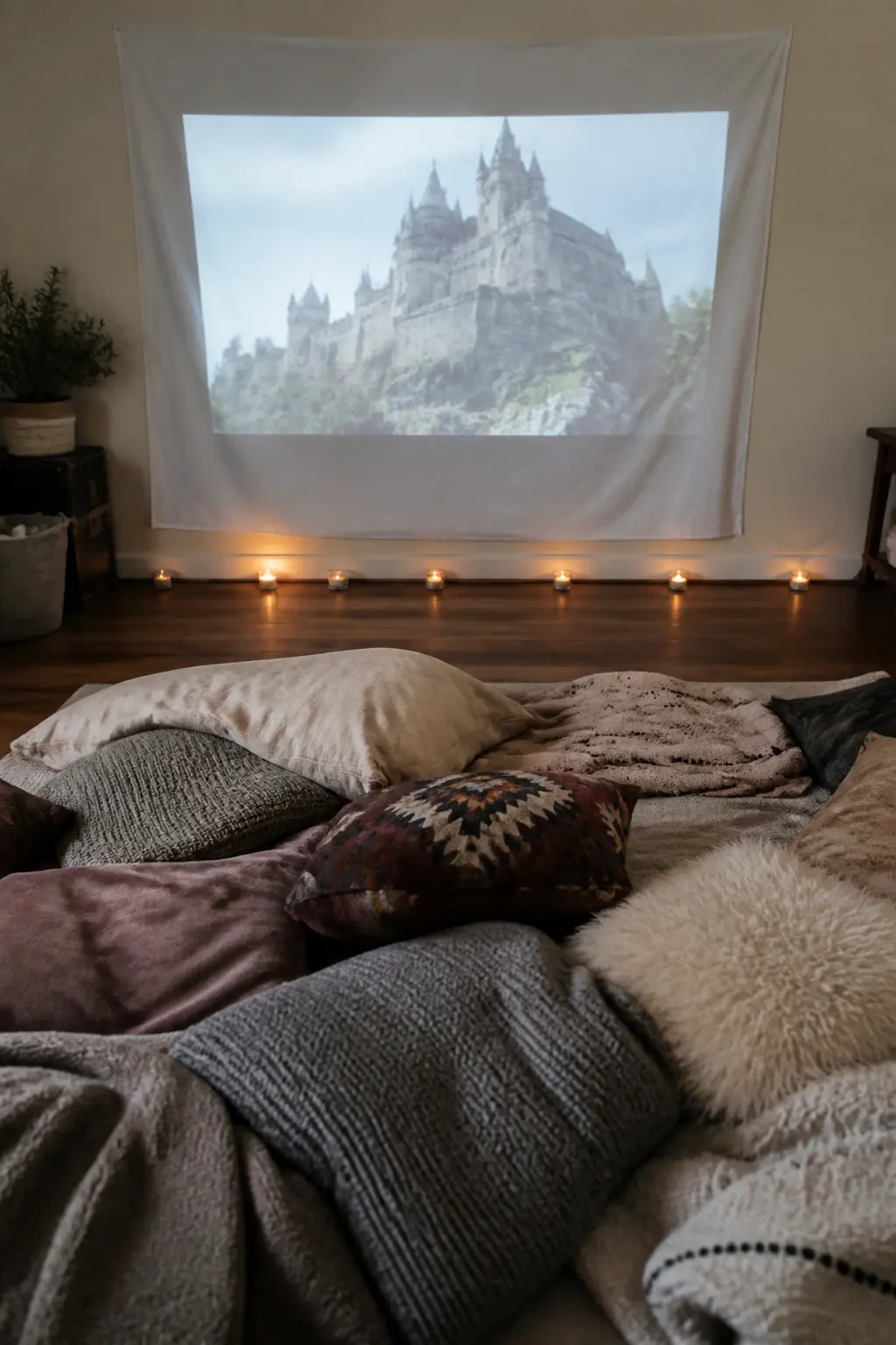Film Projected Onto a Sheet