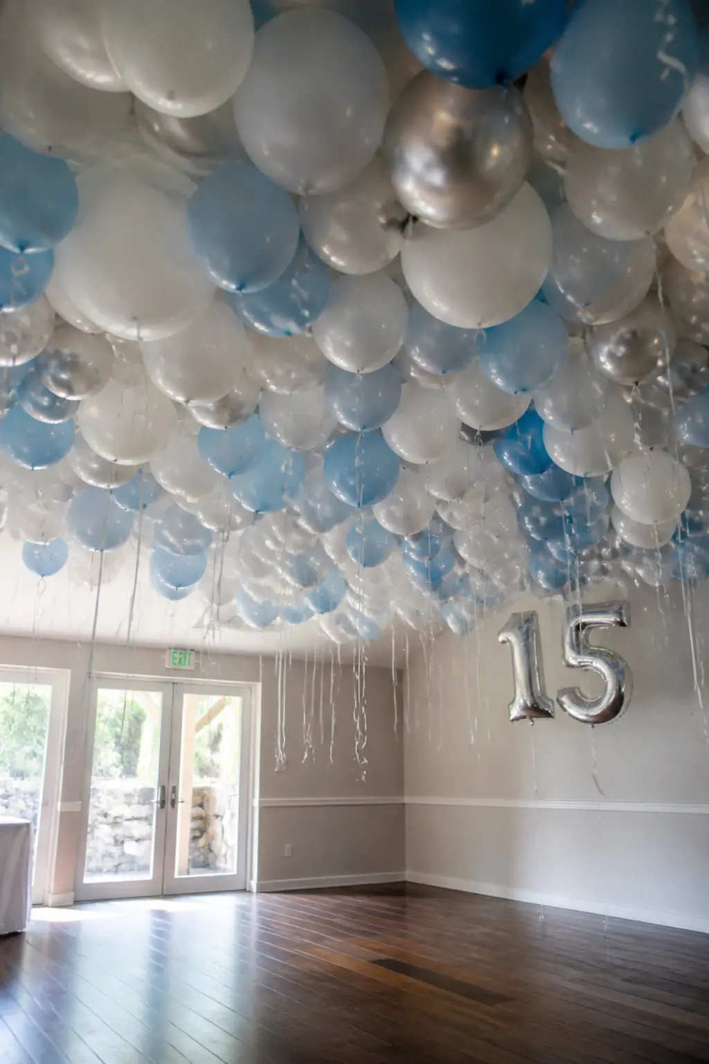 Balloon Cloud Over the Dance Floor