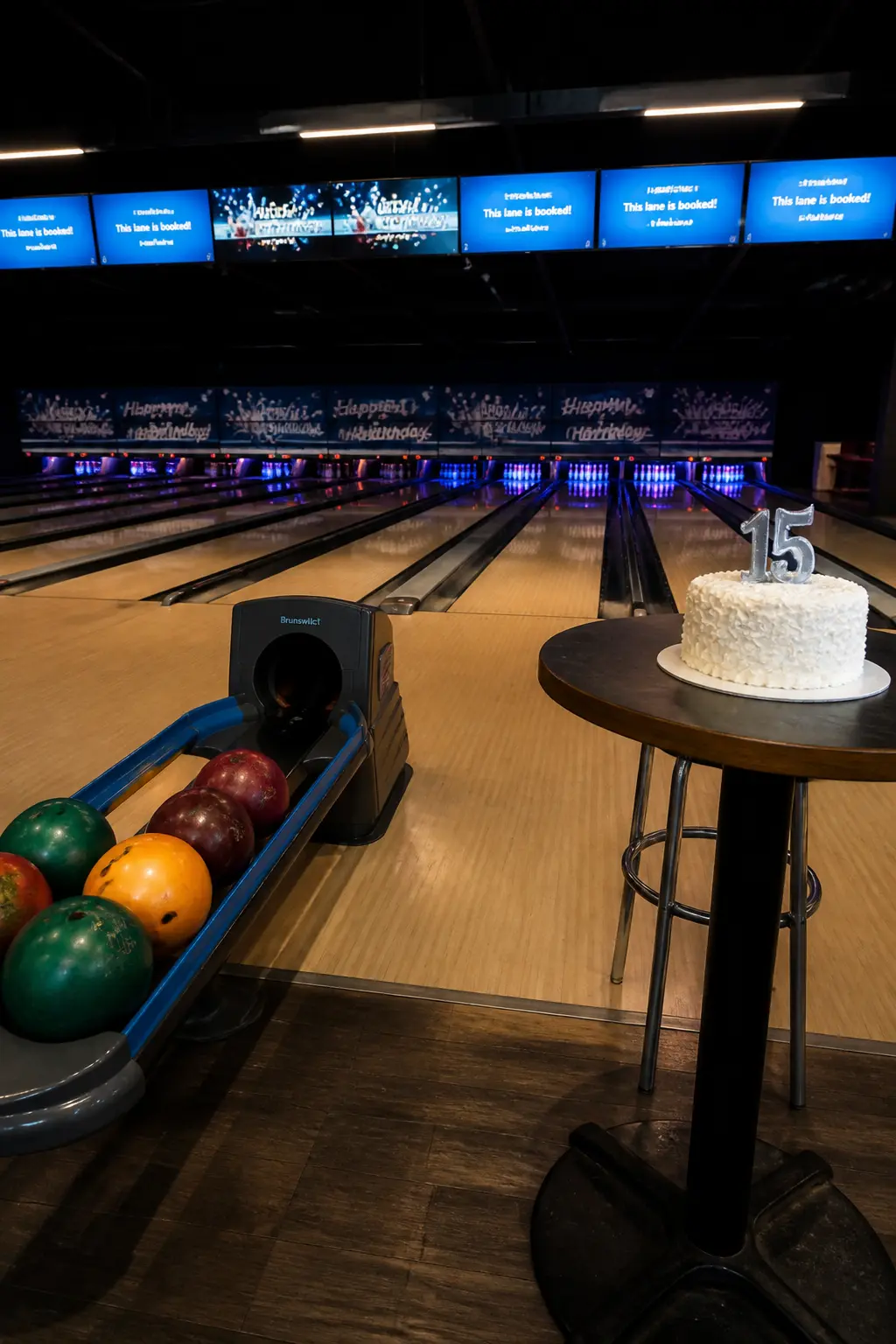 Bowling Alley Lanes Booked Out