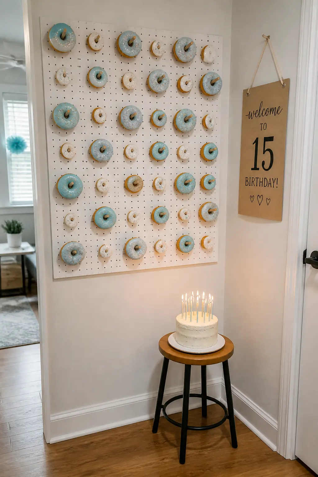 Doughnut Wall on the Door
