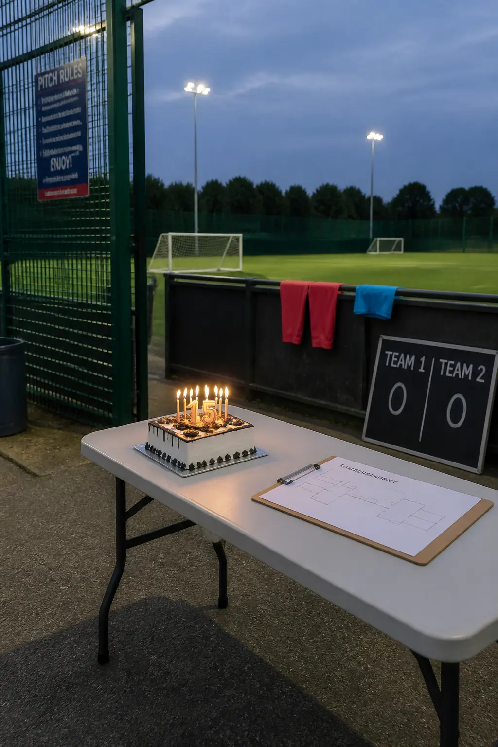 Tournament on a Booked Pitch