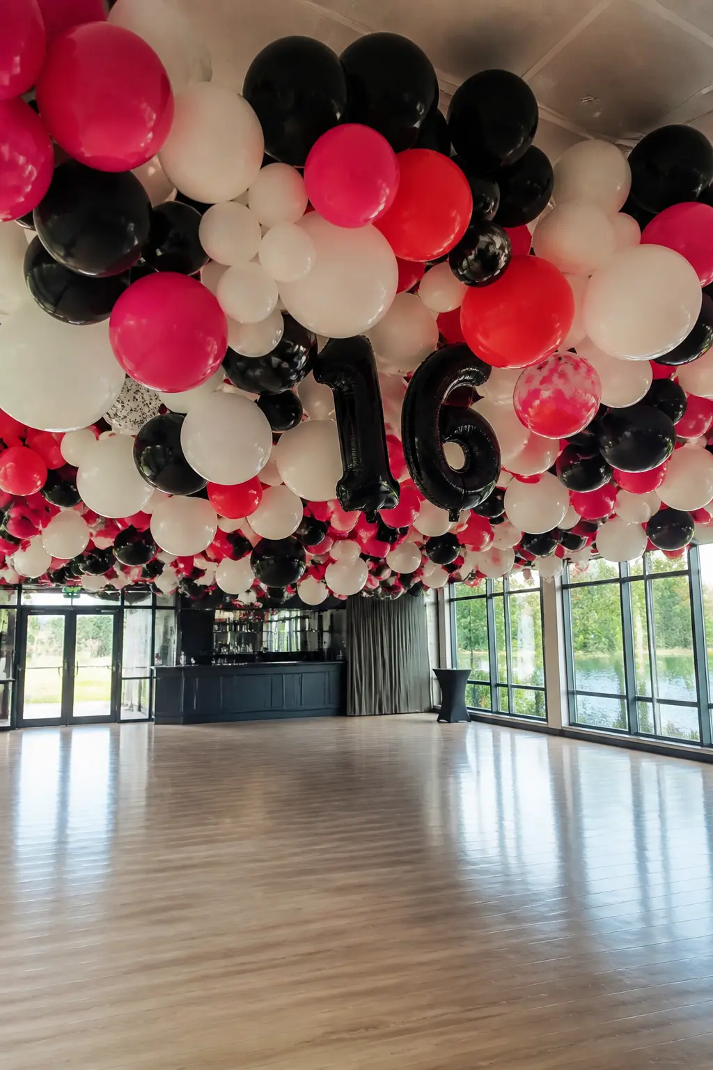 Balloon Cloud Over the Dance Floor