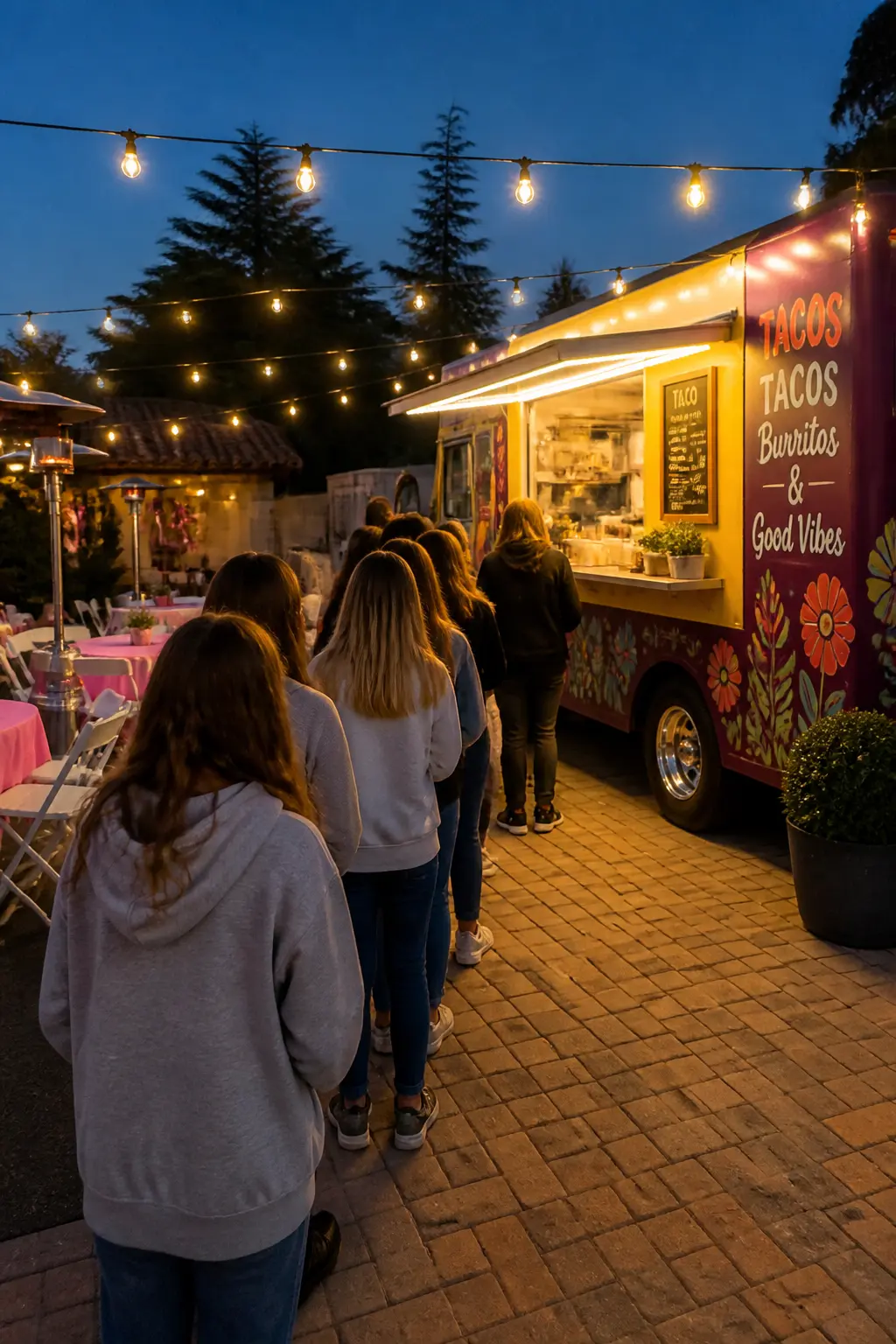 Food Truck Booked for Two Hours