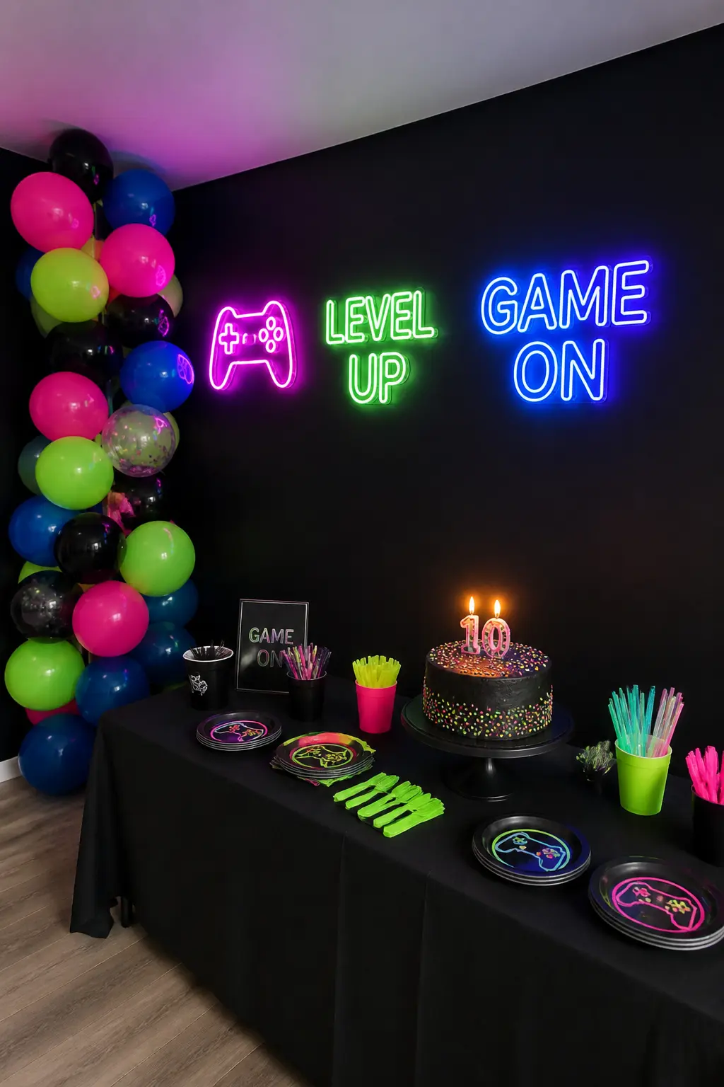 Neon Games Room